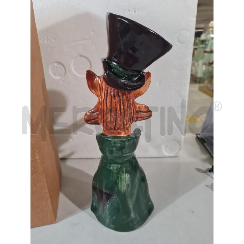 STATUINA GRES SMALTATA LA VOLPE PIAZZESI NUMERATA 56/70 | Mercatino dell'Usato Modena 3