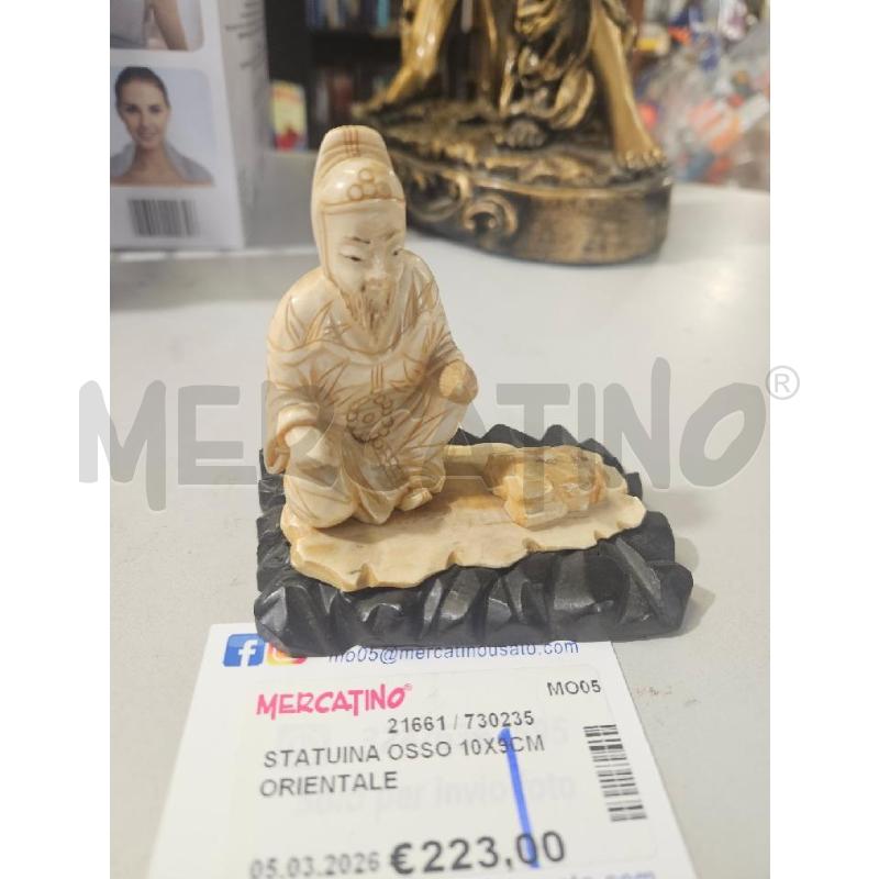 STATUINA OSSO 10X9CM ORIENTALE | Mercatino dell'Usato Modena 1