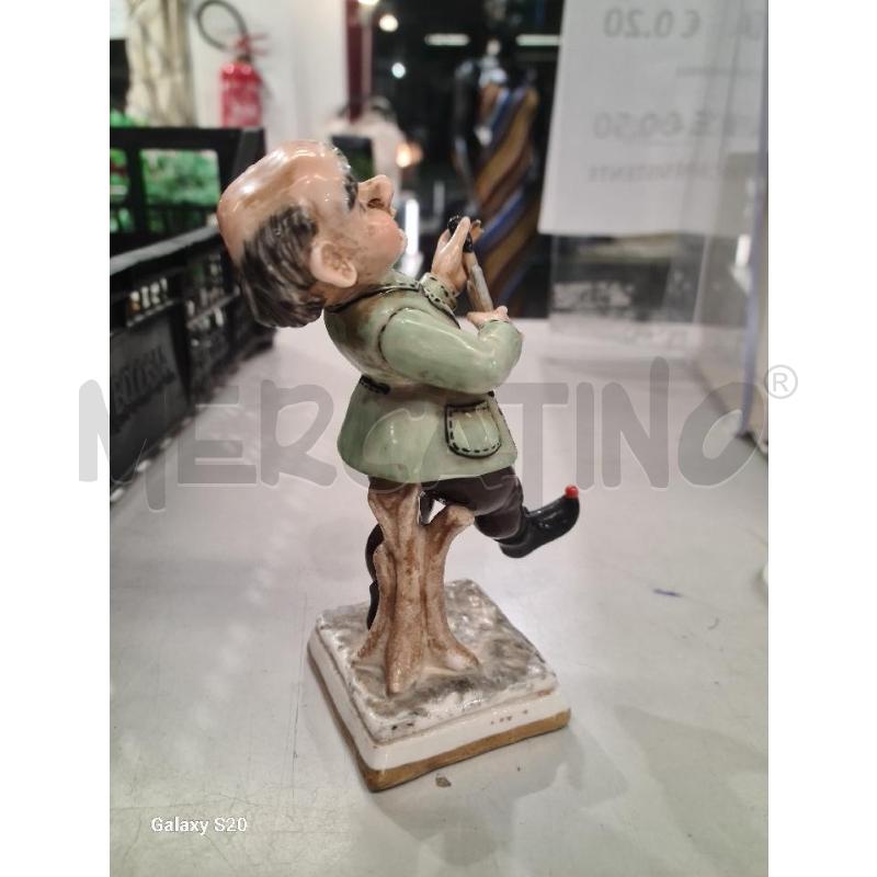 STATUINA PRCLL CDM 14CM GIACCA VERDE SCARPE PUNTE ROSSE | Mercatino dell'Usato Modena 2