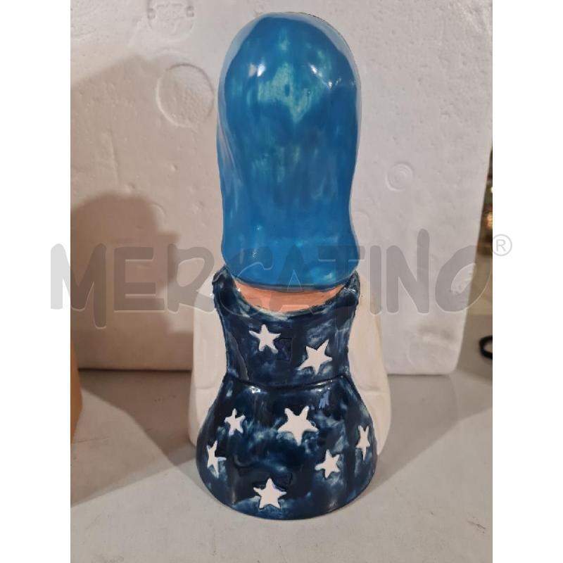 STATUINA TERRACOTTA SMALTATA FATINA 38/70 FATINA DI PINOCCHIO | Mercatino dell'Usato Modena 3