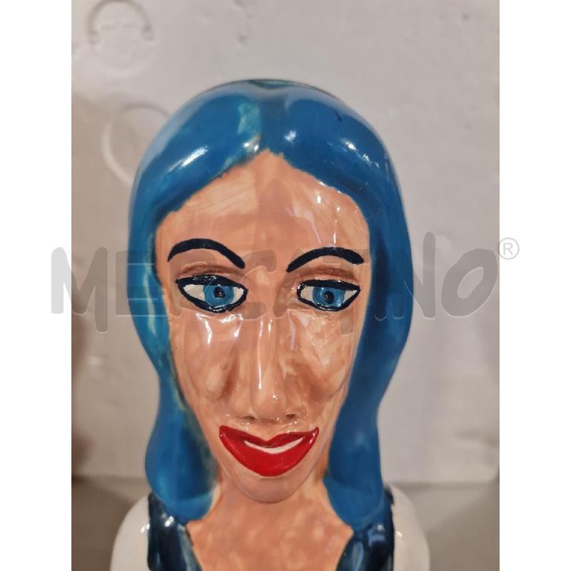 STATUINA TERRACOTTA SMALTATA FATINA 38/70 FATINA DI PINOCCHIO | Mercatino dell'Usato Modena 5