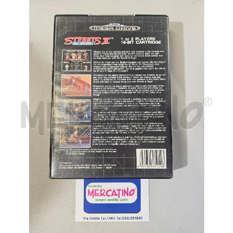 STREETS OF RANGE II - SEGA MEGA DRIVE VIDEO GIOCO  | Mercatino dell'Usato Modena 2