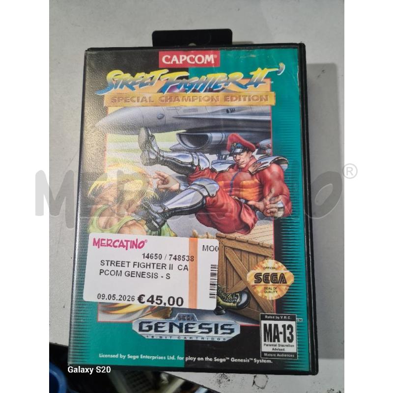 STREET FIGHTER II  CAPCOM GENESIS - SEGA VIDEO GIOCO  | Mercatino dell'Usato Modena 1