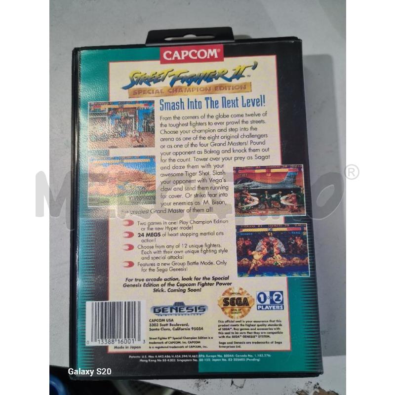 STREET FIGHTER II  CAPCOM GENESIS - SEGA VIDEO GIOCO  | Mercatino dell'Usato Modena 2