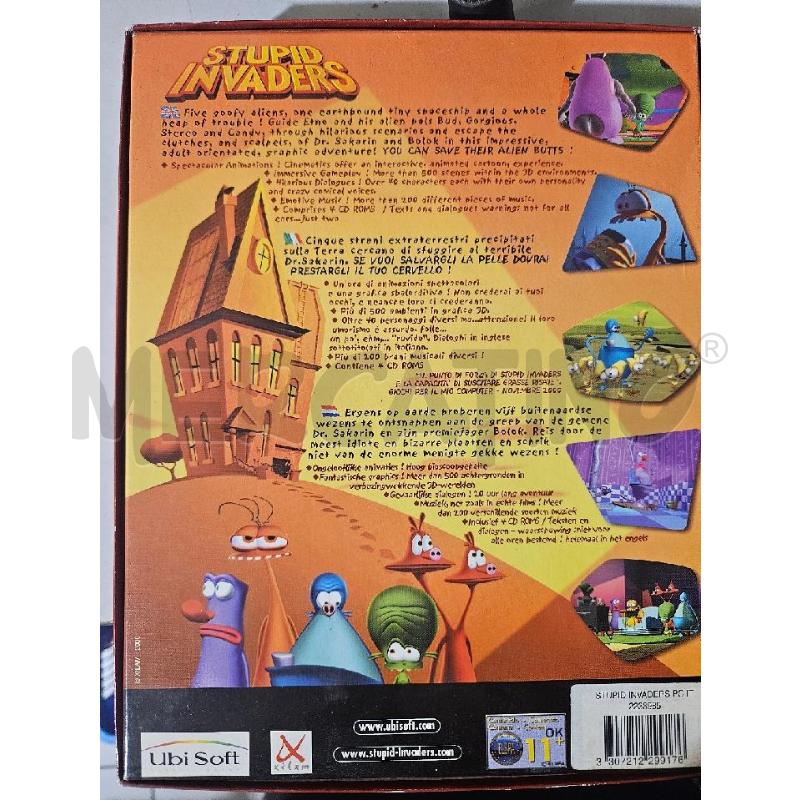 STUPID INVADERS PC 4CD E ISTRUZIONI  | Mercatino dell'Usato Modena 2