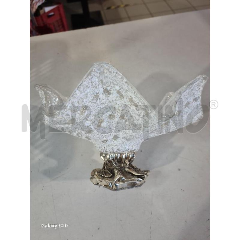 SVUOTA TASCHE VETRO OPALESCENTE BASE RES. BAGNATA | Mercatino dell'Usato Modena 2