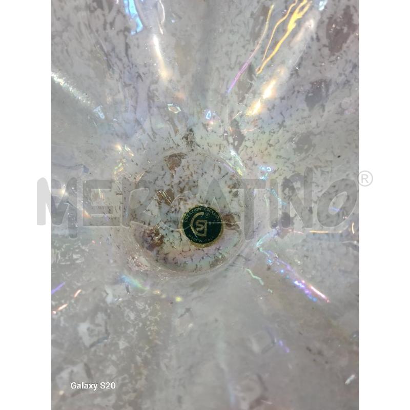 SVUOTA TASCHE VETRO OPALESCENTE BASE RES. BAGNATA | Mercatino dell'Usato Modena 3