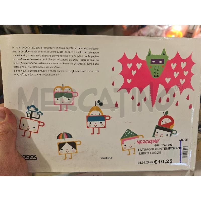 TATUAGGI CONTEMPORANEI LIBRO LOGOS | Mercatino dell'Usato Modena 2