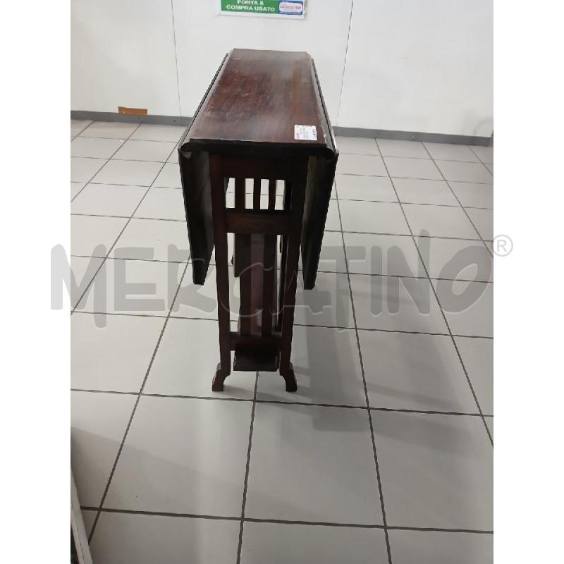 TAVOLINO LEGNO PIEGHEVOLE CON SEGNI | Mercatino dell'Usato Modena 4