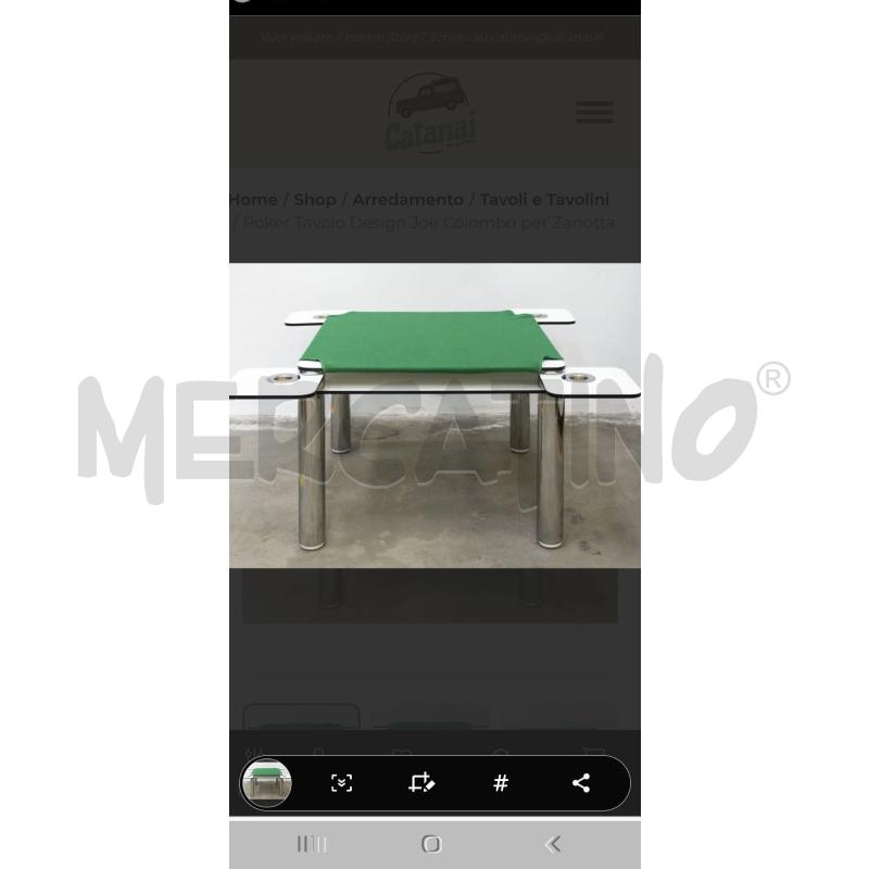 TAVOLO QUADRATO DA GIOCO DESIGN VINTAGE | Mercatino dell'Usato Modena 1