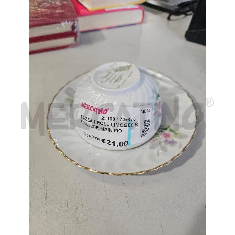 TAZZA PRCLL LIMOGES REHAUSSE MAIN FIORI | Mercatino dell'Usato Modena 1