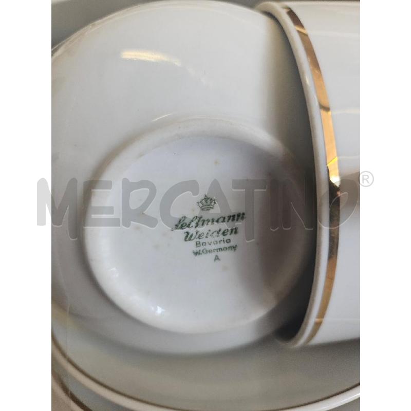 TAZZE CONSOMME PZ. 6+ ZUPPIERA PRCLL FILO ORO BAVARIA | Mercatino dell'Usato Modena 4