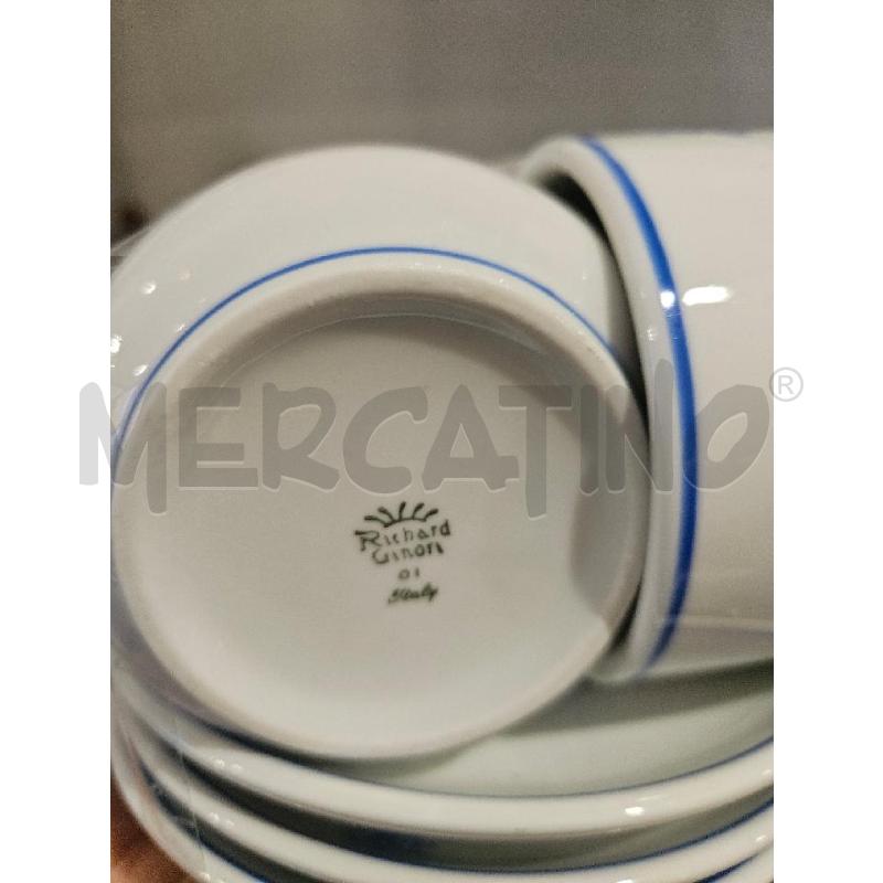 TAZZE PZ. 4 PRCLL GINORI ESERCITO ITALIANO BLU | Mercatino dell'Usato Modena 2