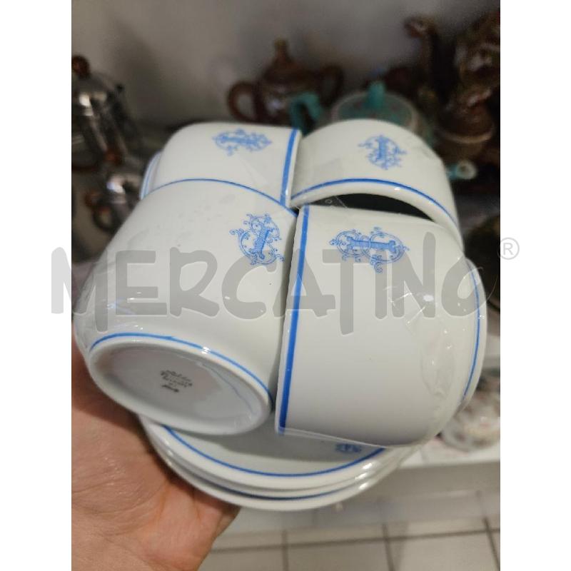 TAZZE PZ. 4 PRCLL GINORI ESERCITO ITALIANO BLU | Mercatino dell'Usato Modena 3