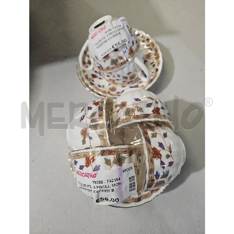 TAZZE PZ. 6 PRCLL MONTMARTRE EXCEED BON JAPAN | Mercatino dell'Usato Modena 1