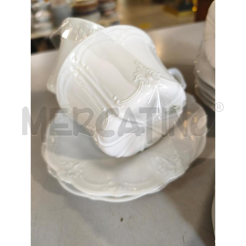 TAZZE PZ. 6 +Z PRCLL BARONESSE BIANCO | Mercatino dell'Usato Modena 2