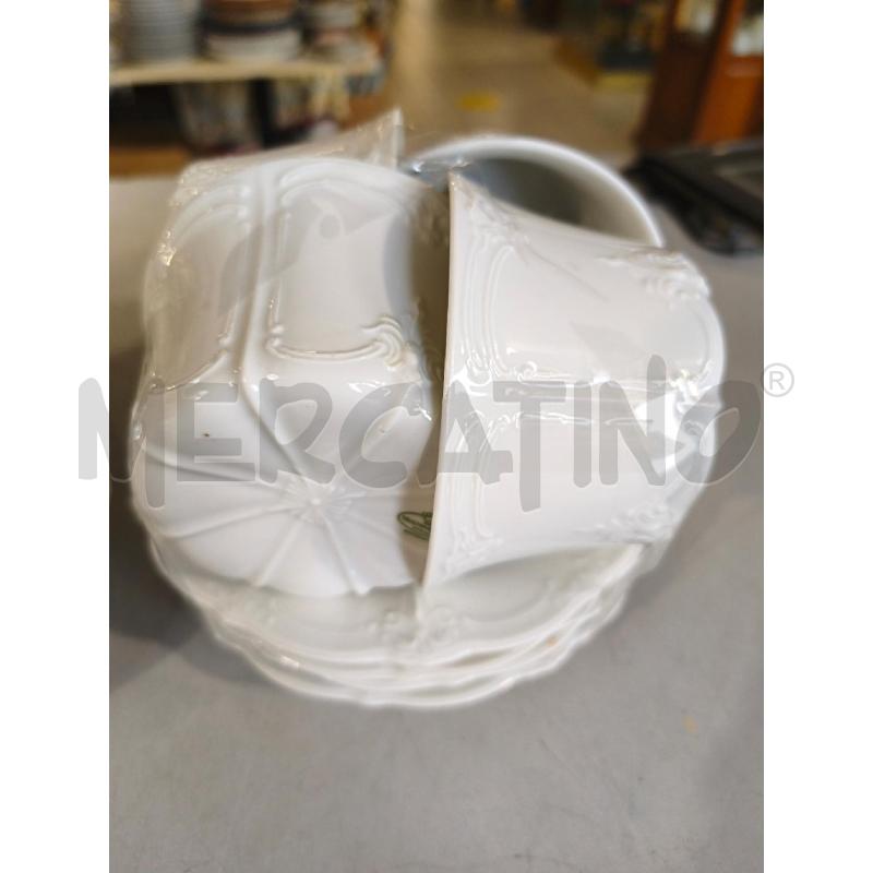 TAZZE PZ. 6 +Z PRCLL BARONESSE BIANCO | Mercatino dell'Usato Modena 4