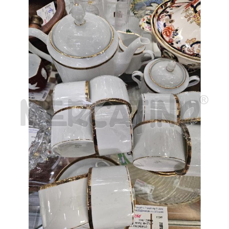 TAZZE TE PZ. 10+ZTL PRCLL GINORI FILO ORO | Mercatino dell'Usato Modena 2