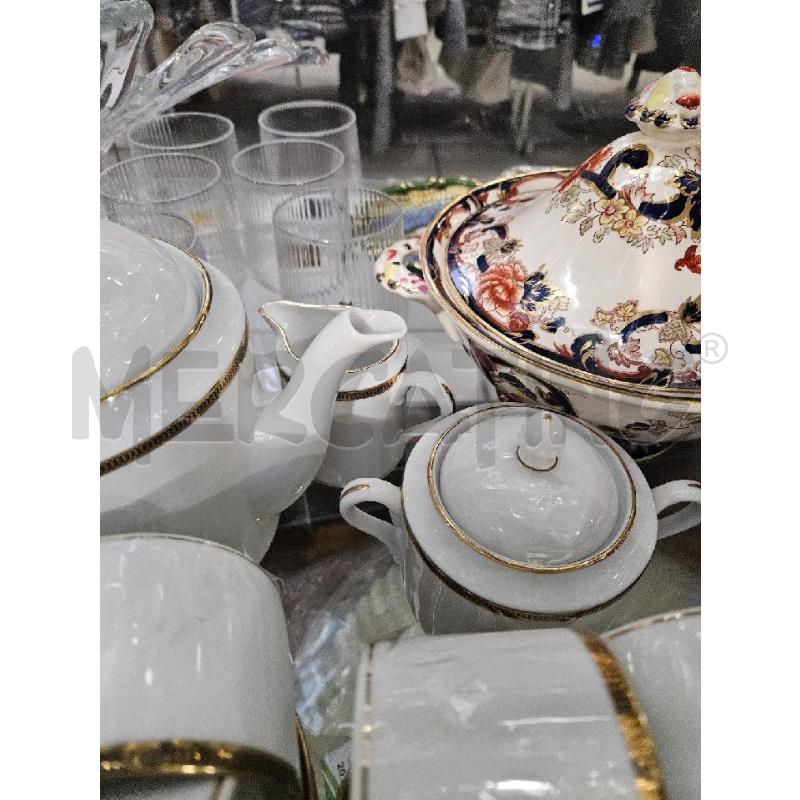 TAZZE TE PZ. 10+ZTL PRCLL GINORI FILO ORO | Mercatino dell'Usato Modena 5