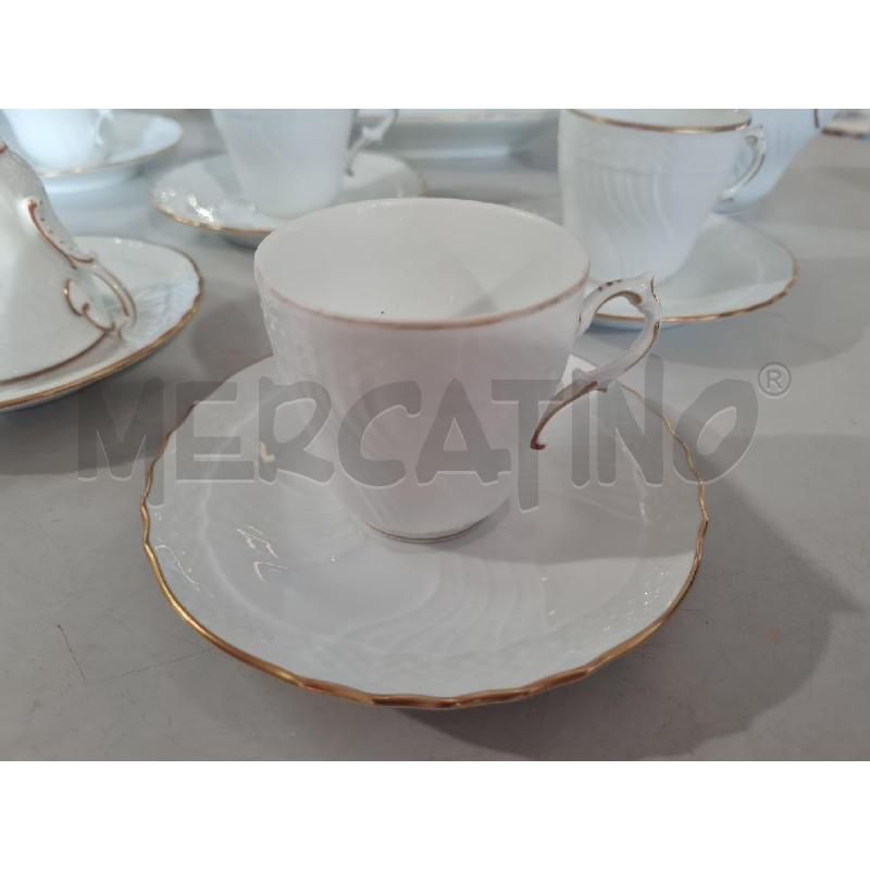 TAZZINE CAFFE 6+ZLV PRCLL DOCCIA GINORI FILO ORO | Mercatino dell'Usato Modena 5