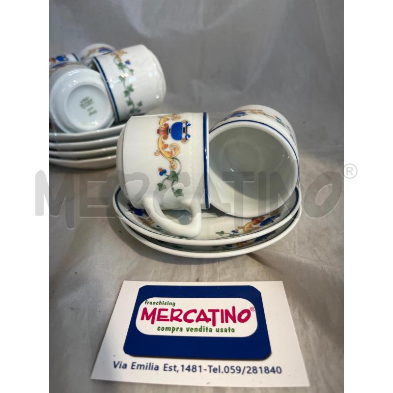 TAZZINE CAFFE PZ.6 PRCLL GINORI EKEO | Mercatino dell'Usato Modena 1