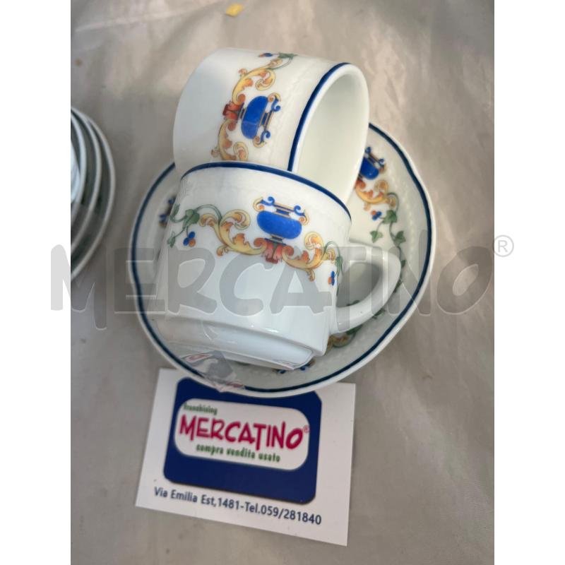 TAZZINE CAFFE PZ.6 PRCLL GINORI EKEO | Mercatino dell'Usato Modena 3
