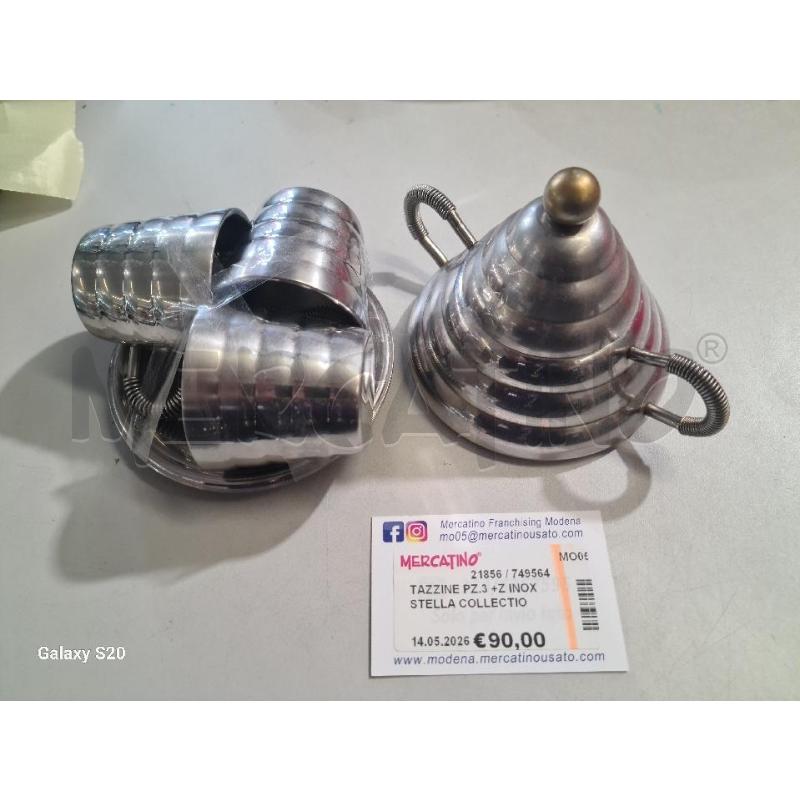 TAZZINE PZ.3 +Z INOX STELLA COLLECTION | Mercatino dell'Usato Modena 1