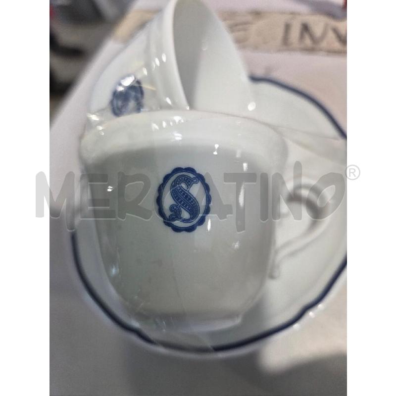 TAZZINE PZ.6 PRCLL GINORI CON S BLU | Mercatino dell'Usato Modena 2