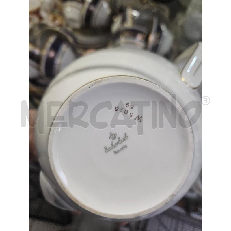 TAZZINE TE PRCLL PZ.12 +ZTL BAVARIA FILO ORO BLU COBALTO | Mercatino dell'Usato Modena 2