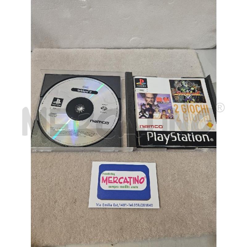 TEKKEN2 SOULBLADE - PS1 VIDEO GIOCO  | Mercatino dell'Usato Modena 3