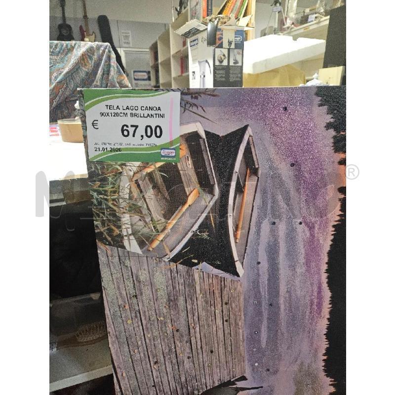 TELA LAGO CANOA 90X120CM BRILLANTINI | Mercatino dell'Usato Modena 2