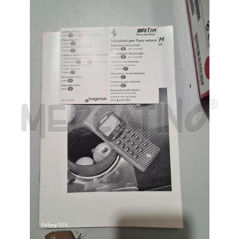 TELEFONO CELLULARE TIM FERRARI HAGENUK 2 BATTERIA POCA DURATA | Mercatino dell'Usato Modena 2