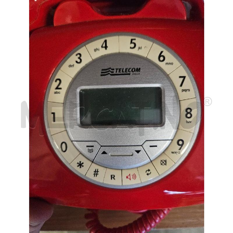 TELEFONO SIRIO CLASSICO ROSSO OLIVETTI | Mercatino dell'Usato Modena 2