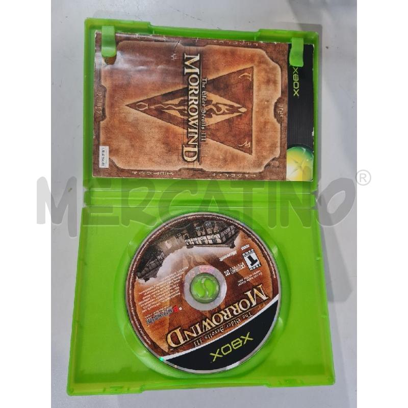 THE ELDER SCROLLS III MORROWIND - XBOX VIDEO GIOCO  | Mercatino dell'Usato Modena 2