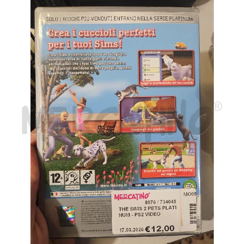 THE SIMS 2 PETS PLATINUM - PS2 VIDEO GIOCO  | Mercatino dell'Usato Modena 2