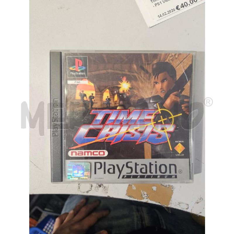 TIME CRISIS PLATINUM - PS1 VIDEO GIOCO  | Mercatino dell'Usato Modena 1