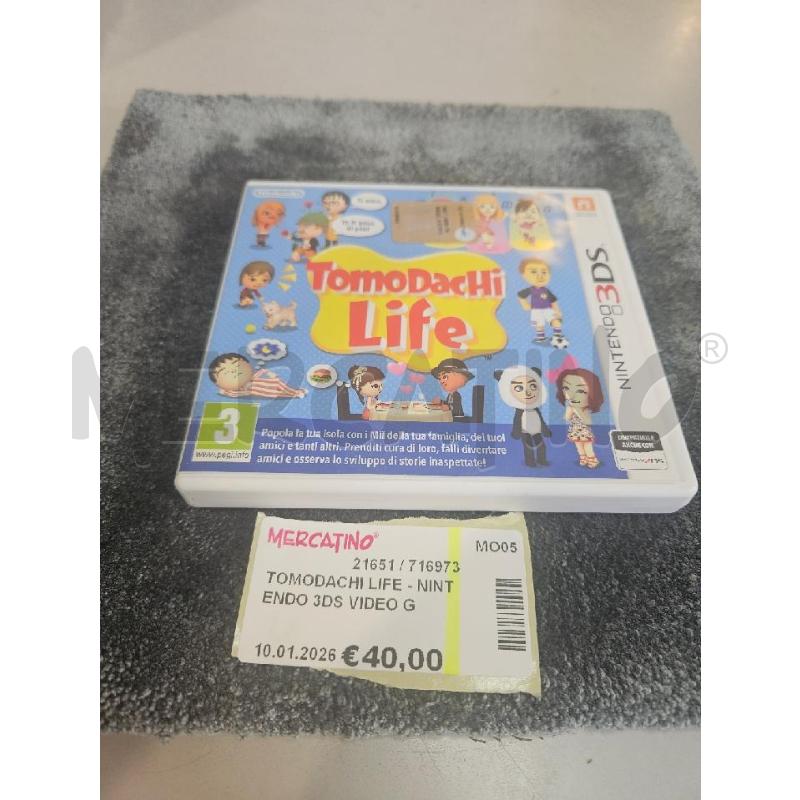 TOMODACHI LIFE - NINTENDO 3DS VIDEO GIOCO  | Mercatino dell'Usato Modena 1