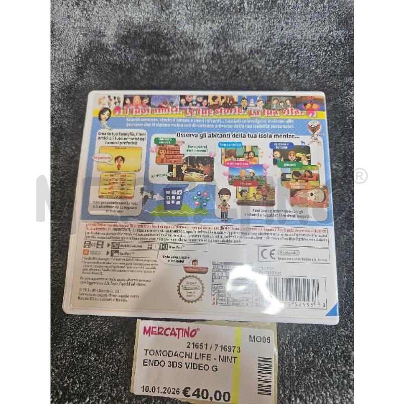 TOMODACHI LIFE - NINTENDO 3DS VIDEO GIOCO  | Mercatino dell'Usato Modena 2