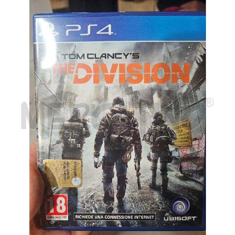 TOM CLANCY'S THE DIVISION - PS4 VIDEO GIOCO | Mercatino dell'Usato Modena 1