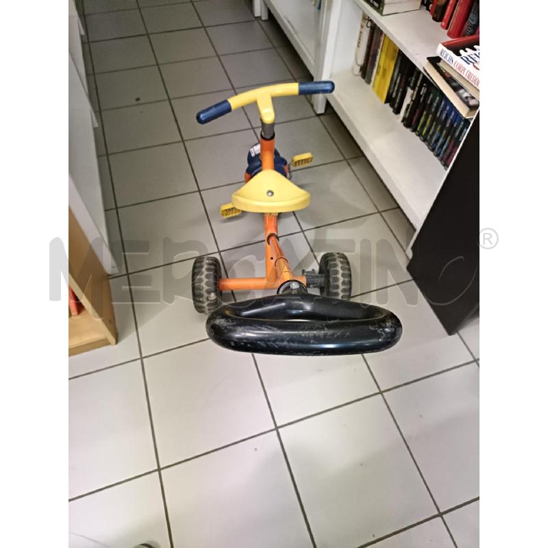 TRICICLO MET. ARANCIO CON MANICO SPINTA | Mercatino dell'Usato Modena 2
