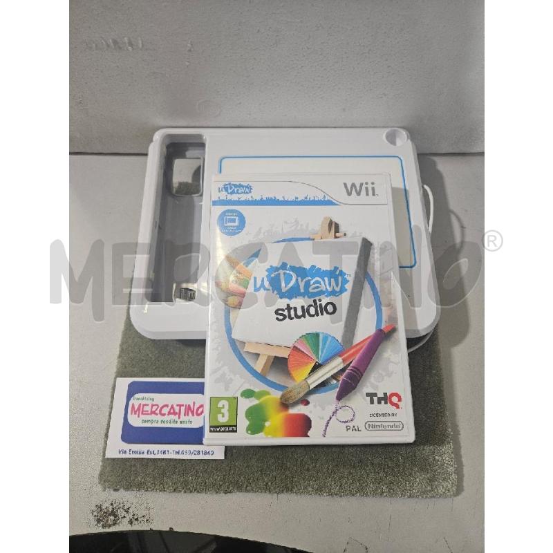 UDRAW STUDIO + TABLET - WII VIDEO GIOCO  | Mercatino dell'Usato Modena 1