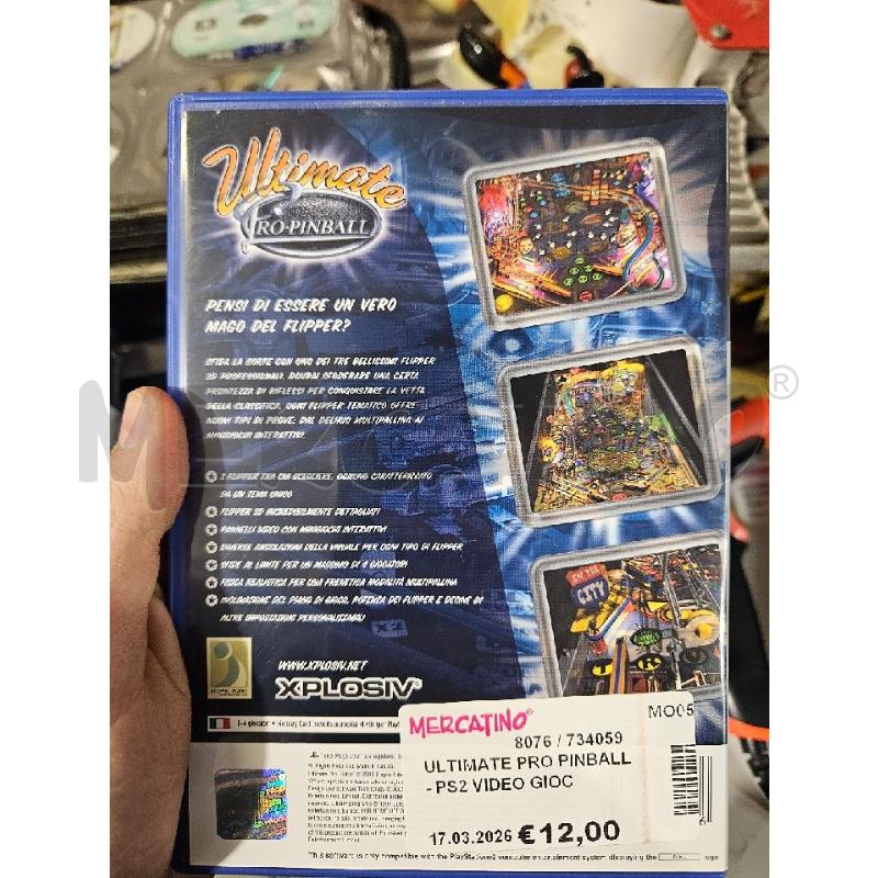 ULTIMATE PRO PINBALL - PS2 VIDEO GIOCO  | Mercatino dell'Usato Modena 2