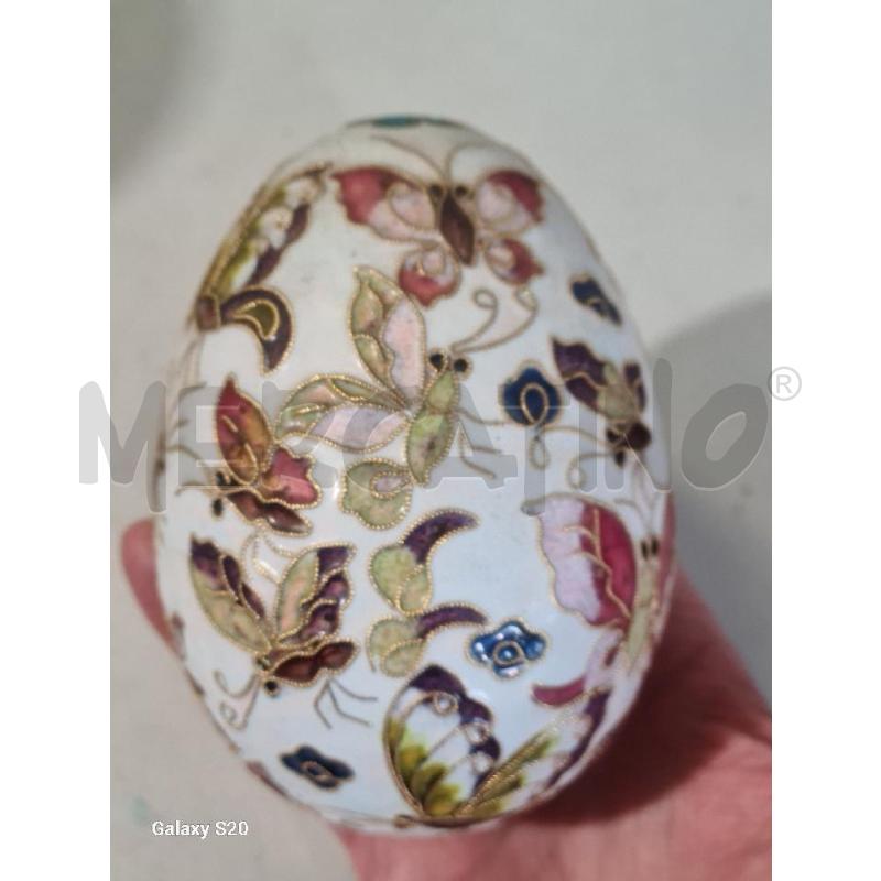 UOVO DECORATIVO CLOISONNE CM 12 | Mercatino dell'Usato Modena 2