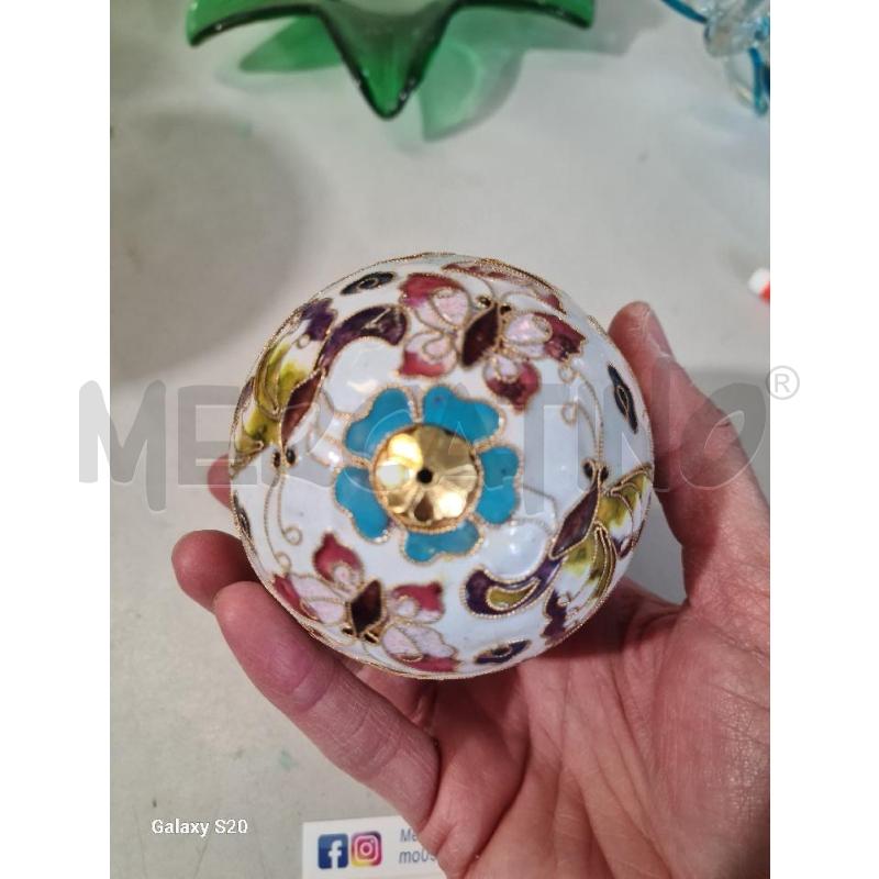 UOVO DECORATIVO CLOISONNE CM 12 | Mercatino dell'Usato Modena 3