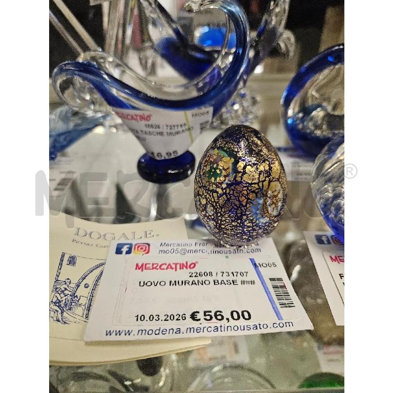 UOVO MURANO BASE ### | Mercatino dell'Usato Modena 1