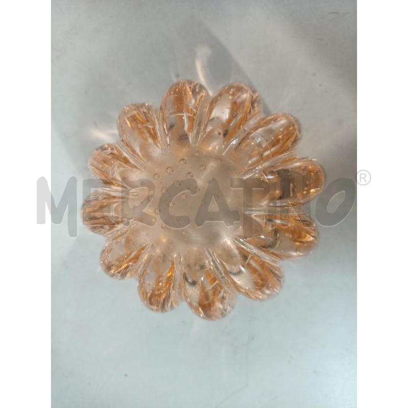 VASETTO MURANO AMBER 7X10CM | Mercatino dell'Usato Modena 4