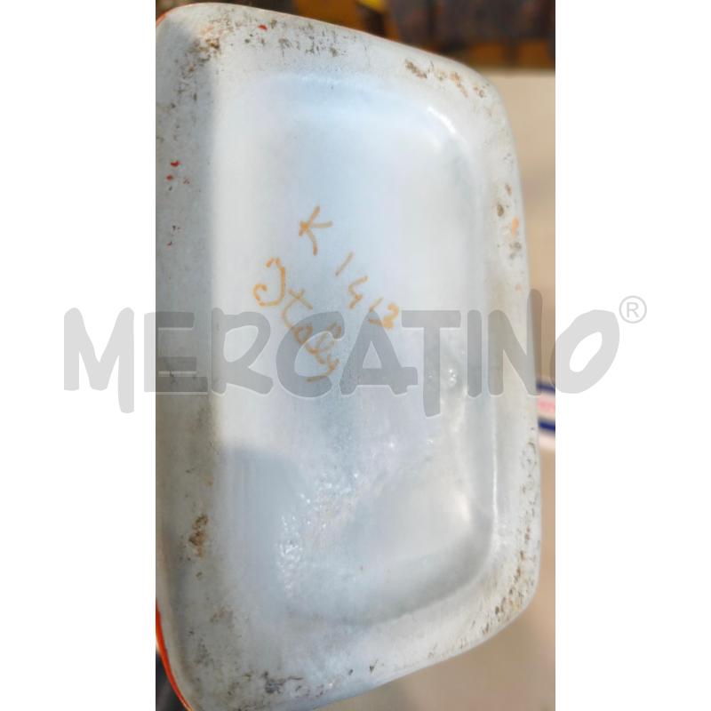 VASO CER. DIPINTO FIORI ARANCIO BLU 37CM | Mercatino dell'Usato Modena 5