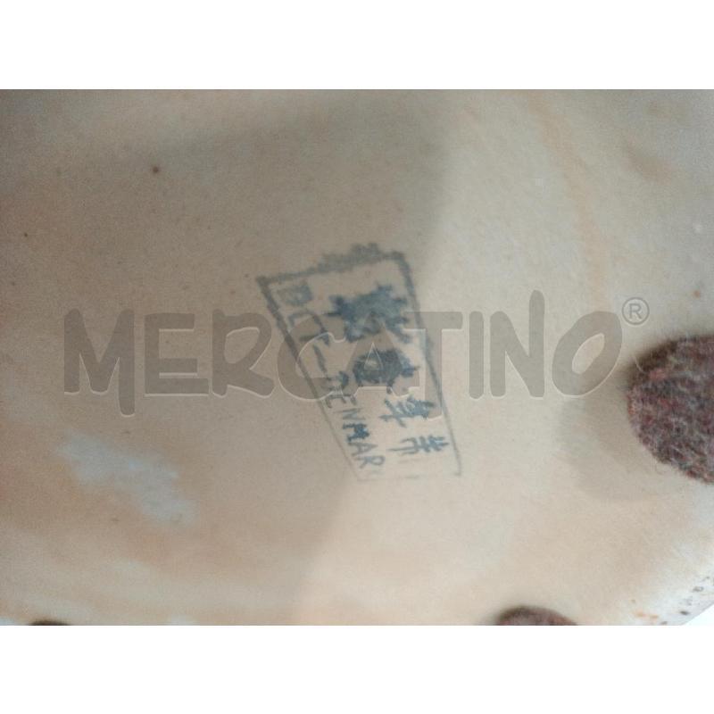 VASO CER. FISHBOWL 30CM BIANCA BLU | Mercatino dell'Usato Modena 3