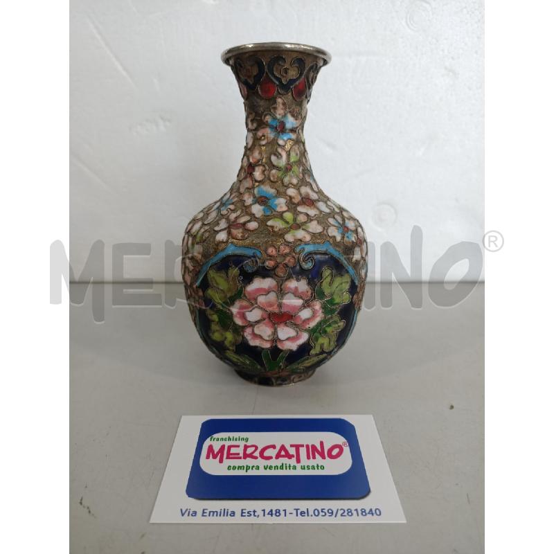 VASO CLOISONNE 15CM MET. DIPINTO | Mercatino dell'Usato Modena 1