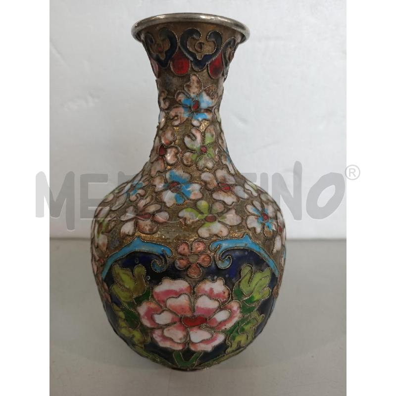 VASO CLOISONNE 15CM MET. DIPINTO | Mercatino dell'Usato Modena 2